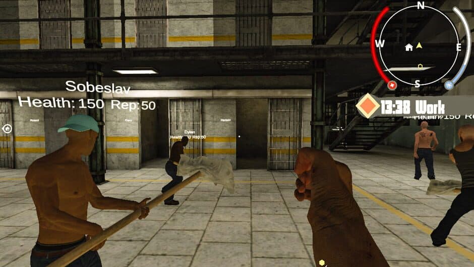 Prison Life Simulator Jail: Gangster Escape Games Scary Architect Battle screenshot