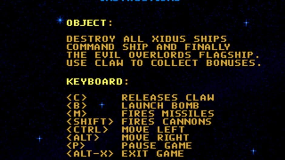 Galactix screenshot