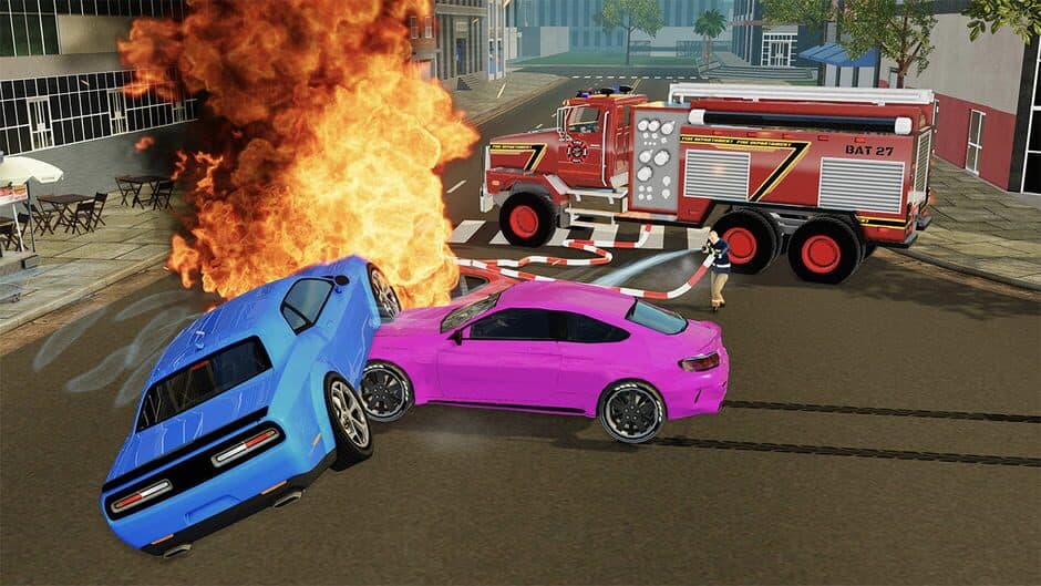 Rescue Team 911 Simulator: Ambulance, Police, Firefighter screenshot