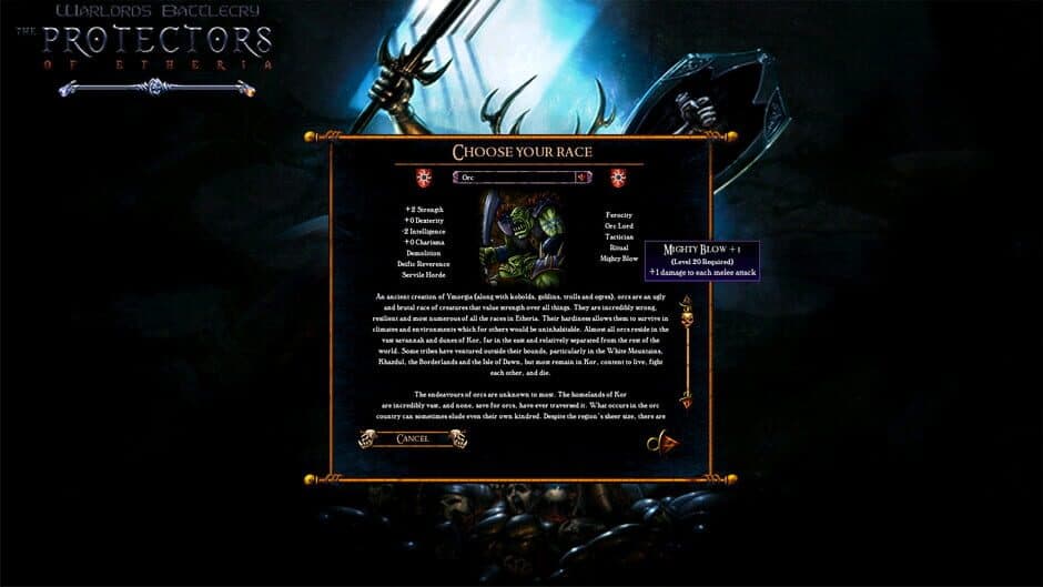 Warlords Battlecry: The Protectors of Etheria screenshot