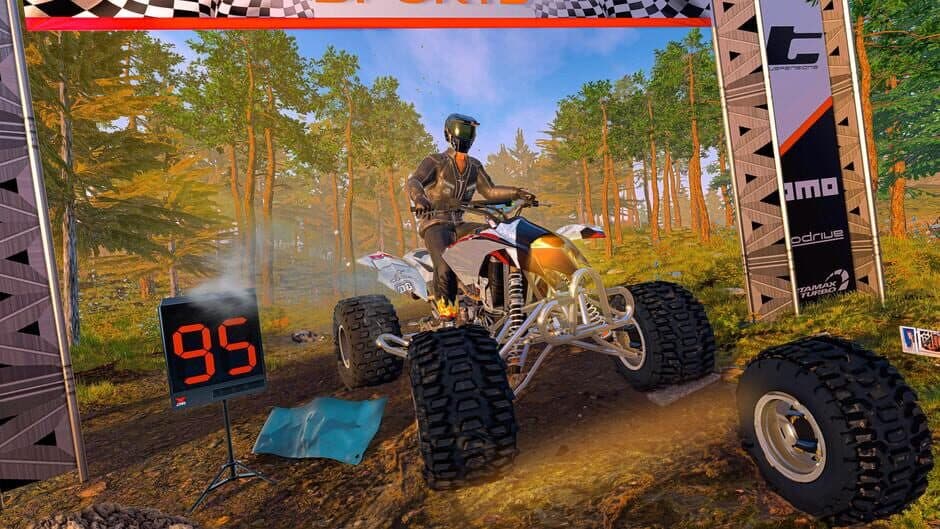 ATV Monster Racing Simulator Rally Cross screenshot