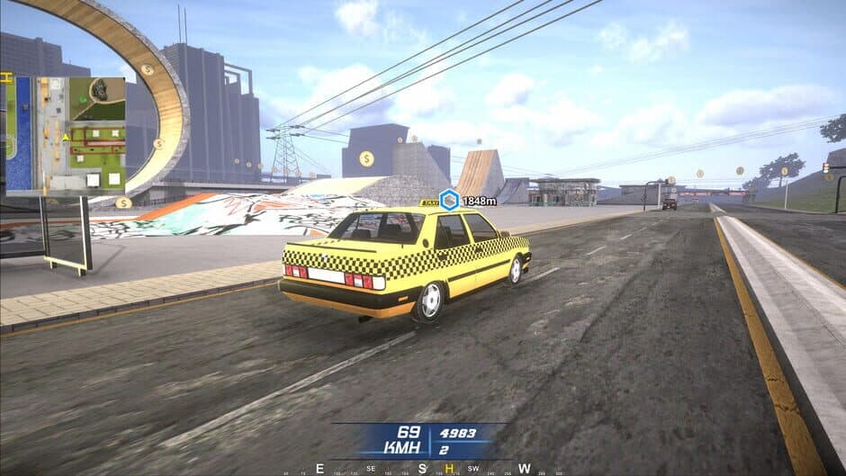 Taxi Simulator in City screenshot