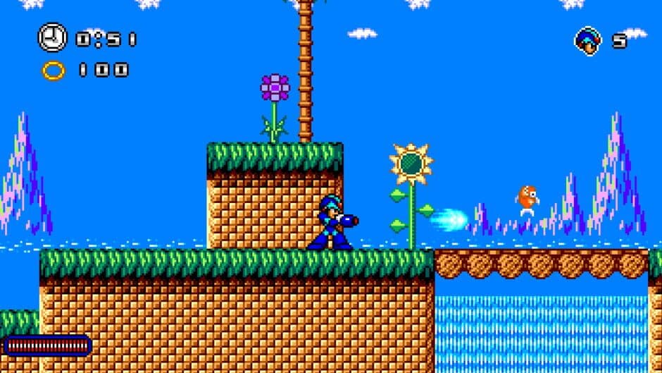 Megaman X in Sonic Blasting Adventure screenshot