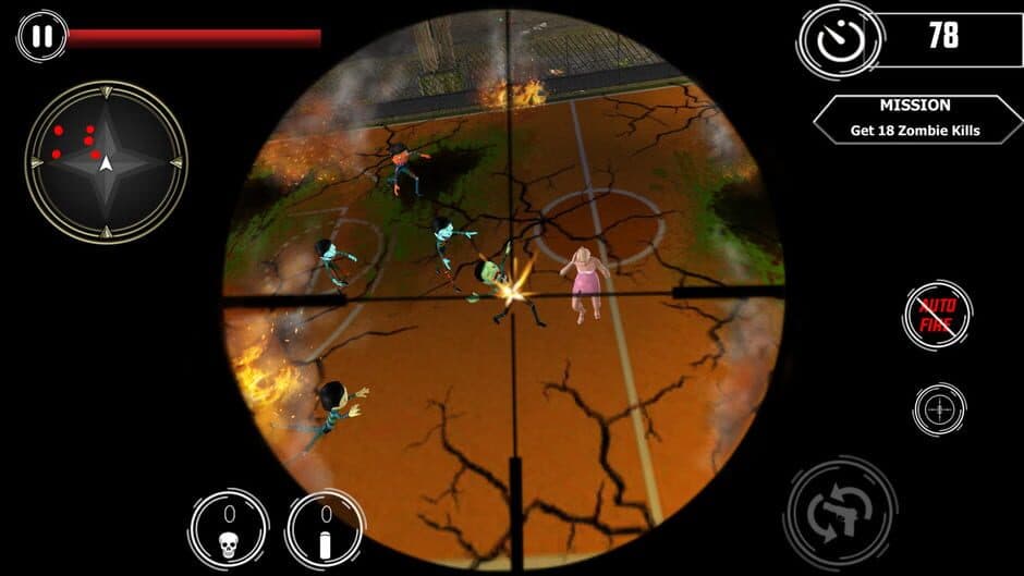 Zombie Sniper Shooter: Stickman War screenshot