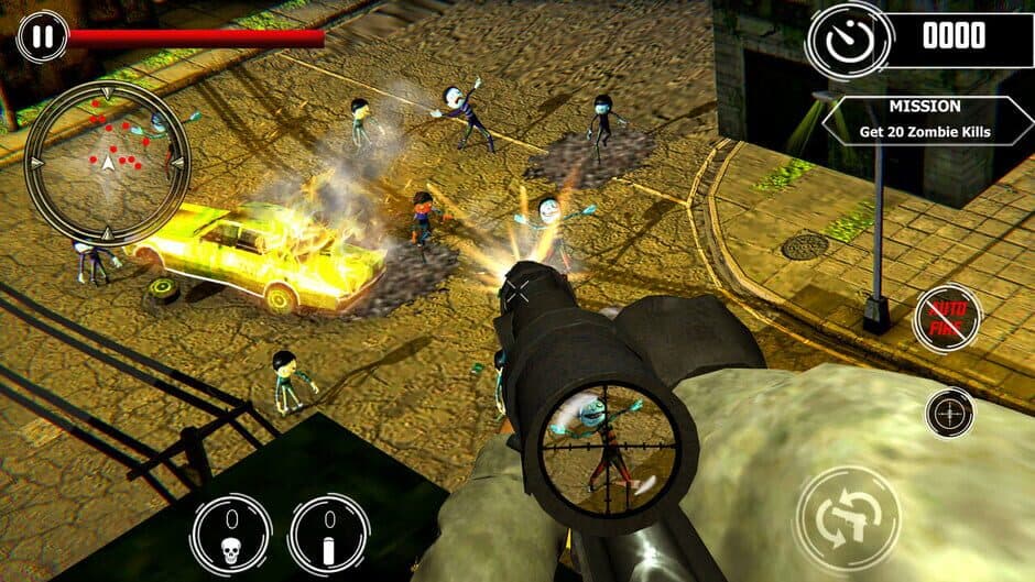 Zombie Sniper Shooter: Stickman War screenshot