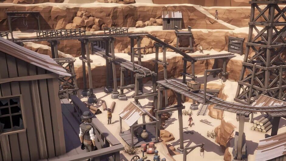 Hidden Western Frontier Top-Down 3D screenshot