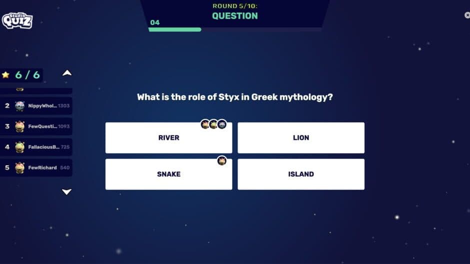 StudioQuiz screenshot
