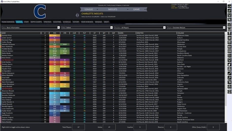 Front Office Football Nine screenshot