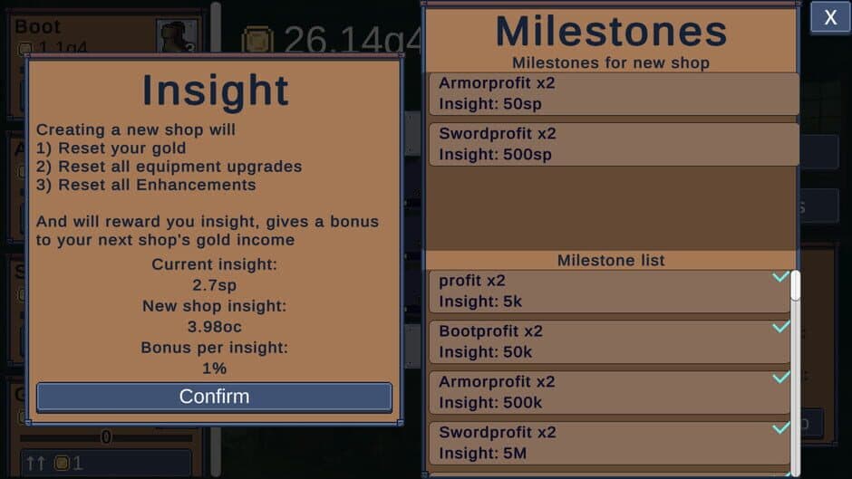 Weapon Shop Decillionaire screenshot