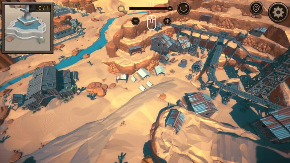 Hidden Western Top-Down 3D screenshot