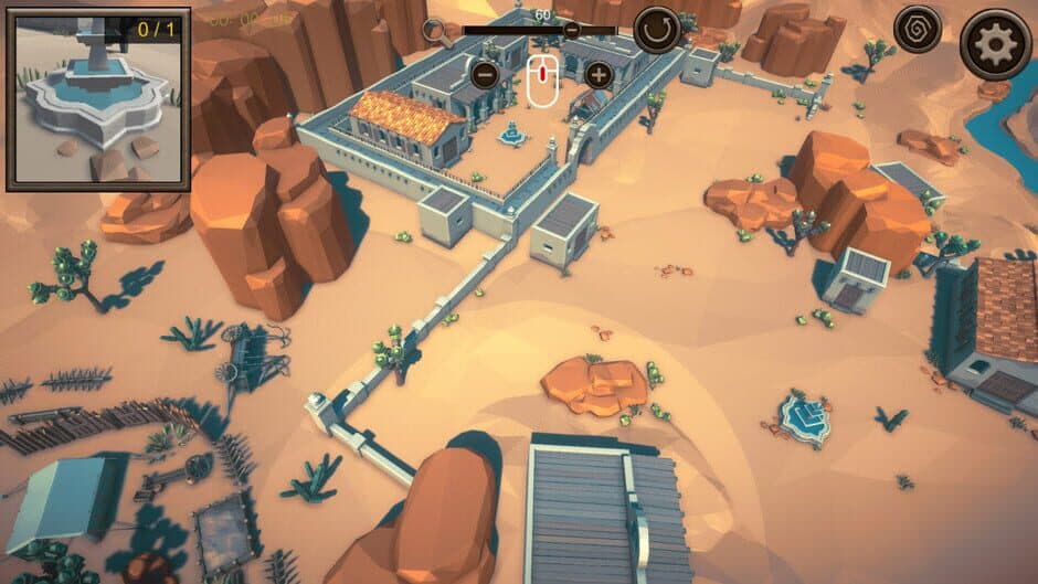 Hidden Western Top-Down 3D screenshot