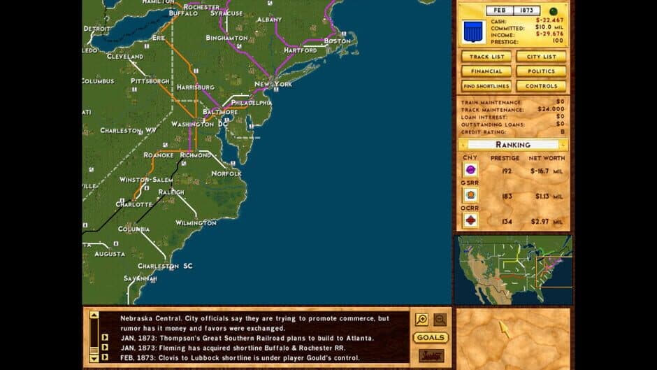 Rails Across America screenshot