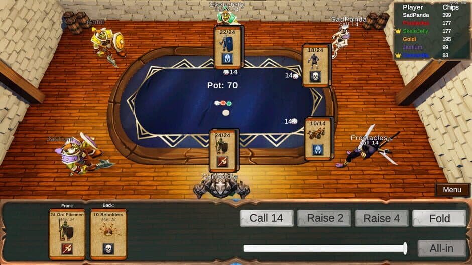 Poker Warlords screenshot