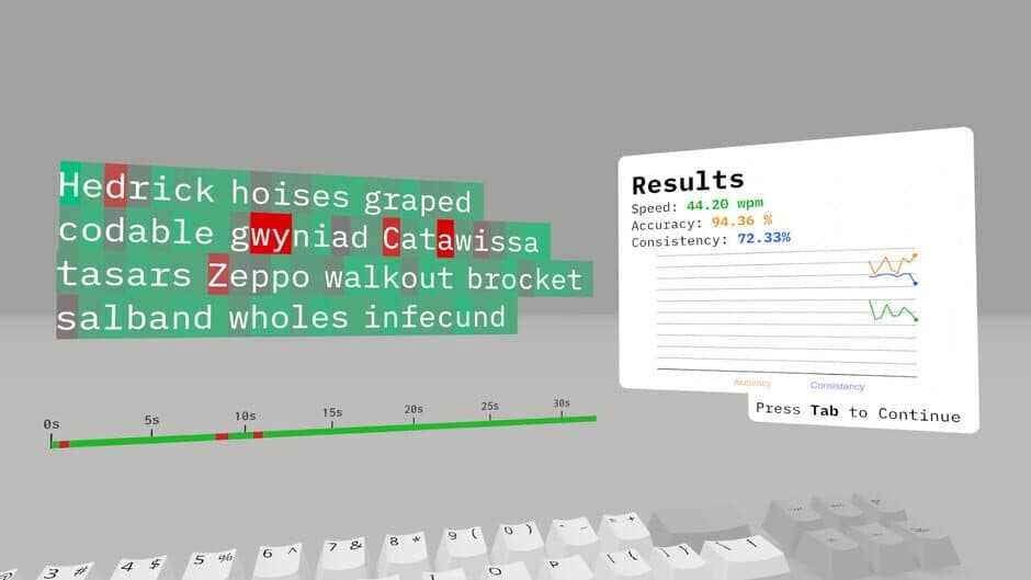 Typing Simulator screenshot