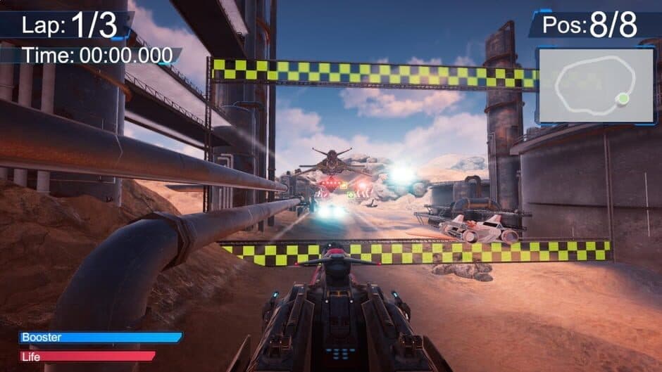 Sci-Fi Racer Simulator screenshot