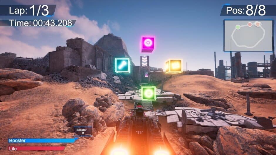 Sci-Fi Racer Simulator screenshot