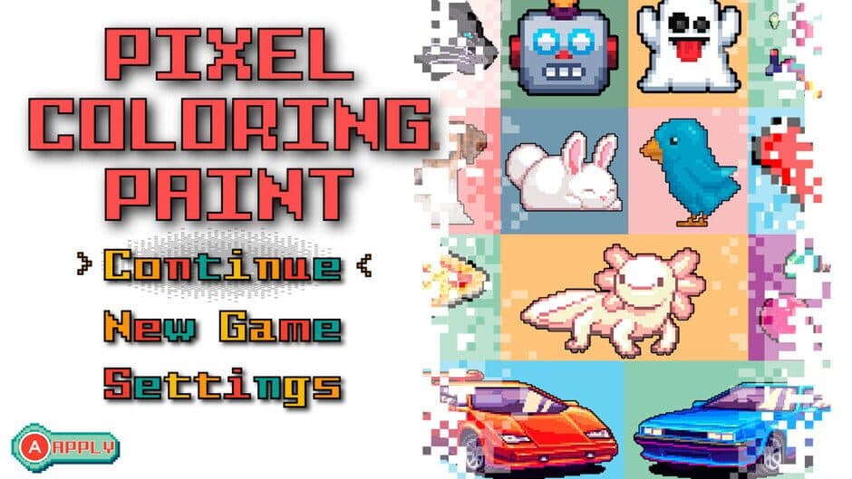 Pixel Coloring Paint screenshot