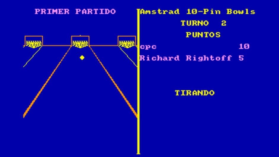 Amstrad 10-Pin Bowls screenshot