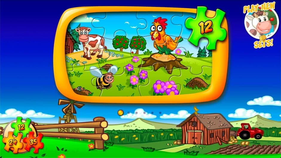 Animal Farm Jigsaw Games for Toddlers, Babys and Kids screenshot