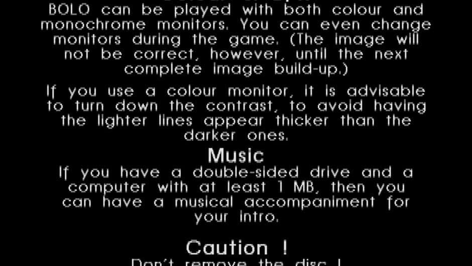 Bolo screenshot