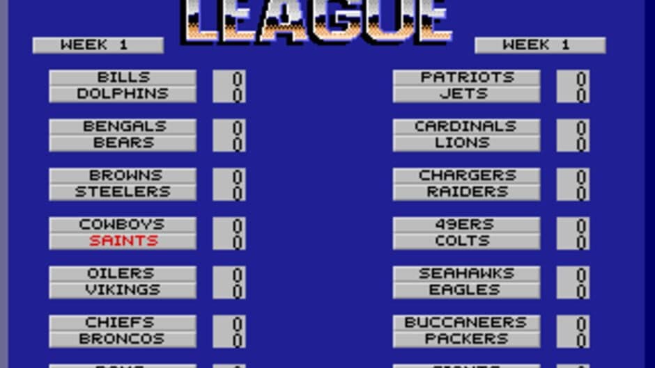 NFL Sports Talk Football '93 Starring Joe Montana screenshot