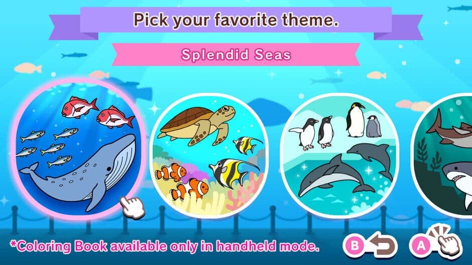 Coloring Book Series: Aquarium screenshot