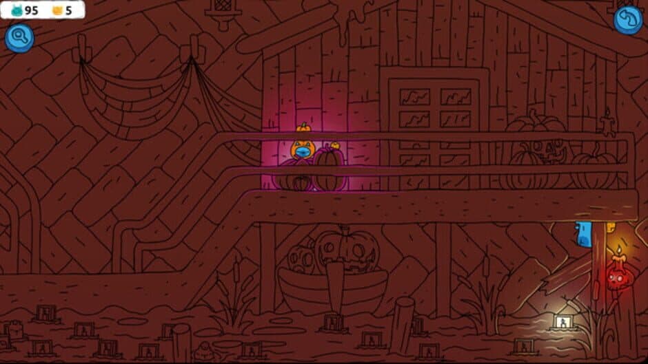 Hidden Capybaras with Orange and Pumpkins: Spooky Halloween Edition screenshot