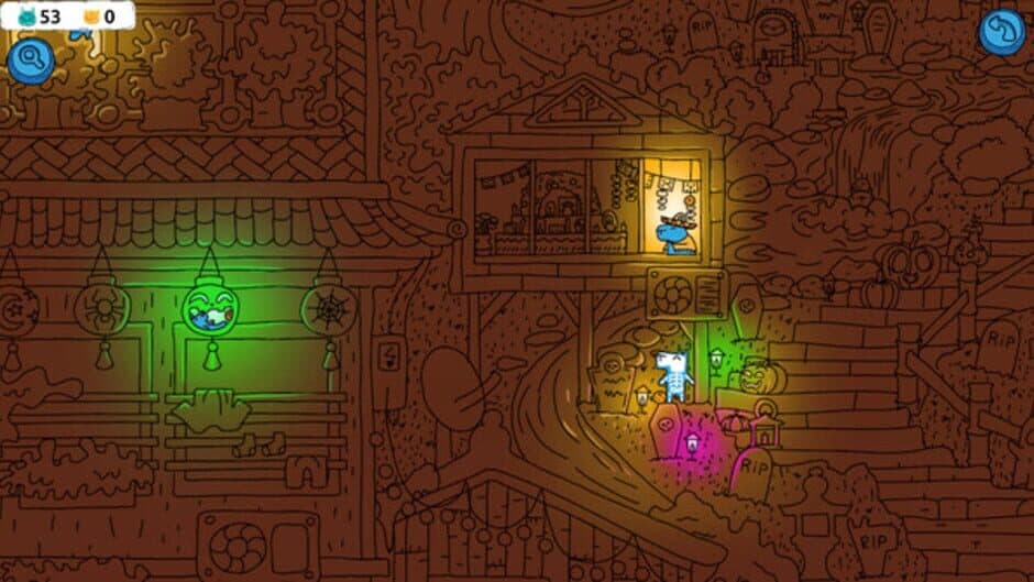 Hidden Capybaras with Orange and Pumpkins: Spooky Halloween Edition screenshot