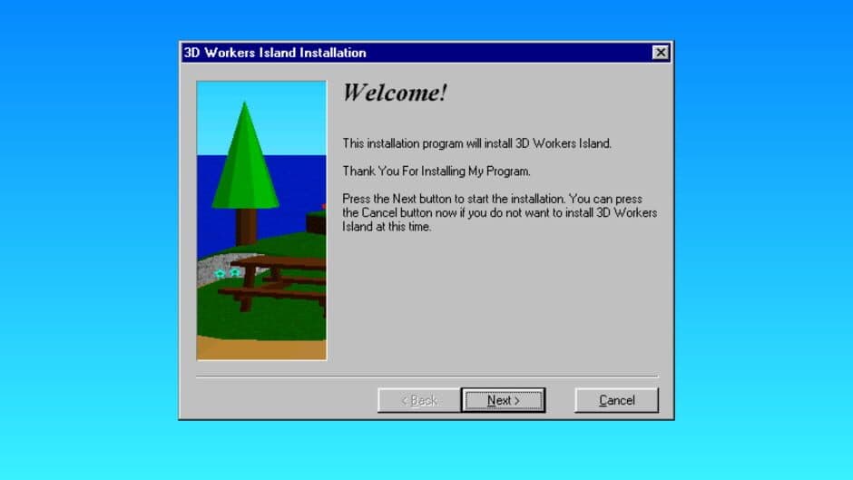 3D Workers Island screenshot