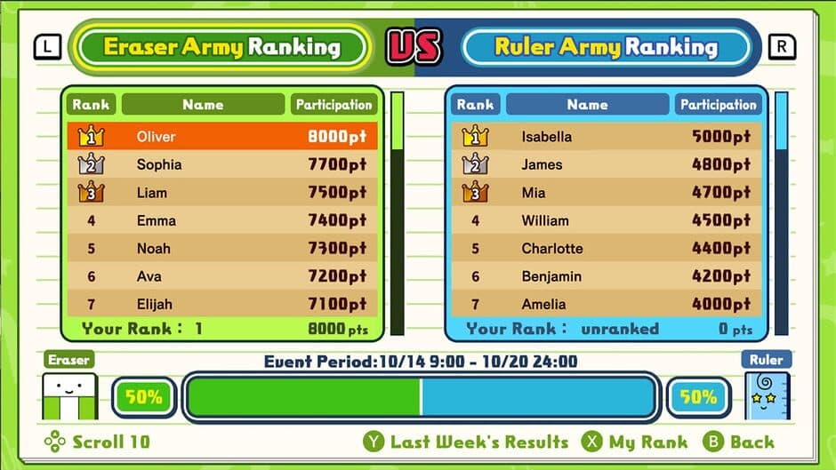 Eraser vs. Ruler screenshot