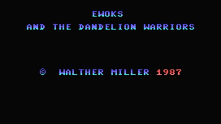 Ewoks and the Dandelion Warriors screenshot