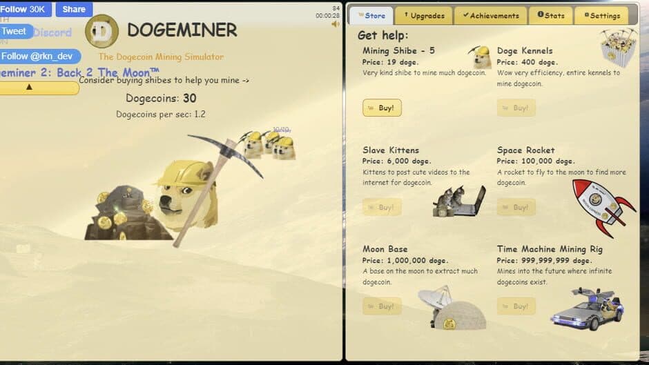 Dogeminer screenshot