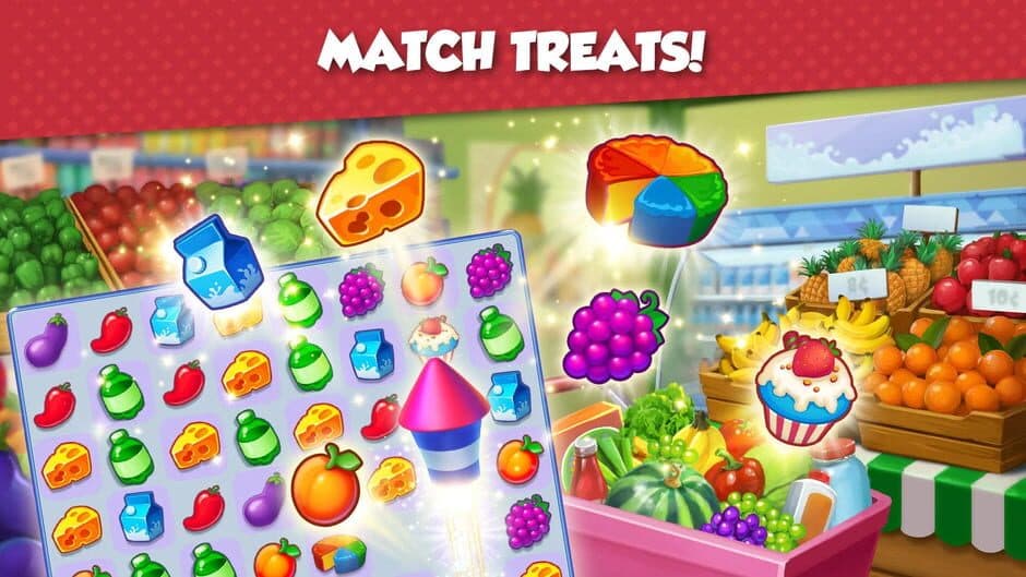 Supermarket Mania: Match 3 screenshot