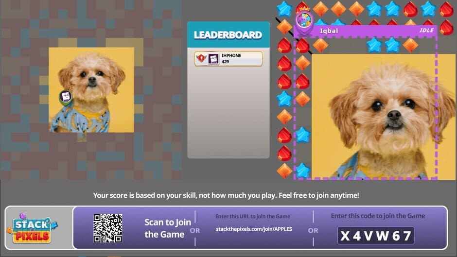 Stack the Pixels screenshot