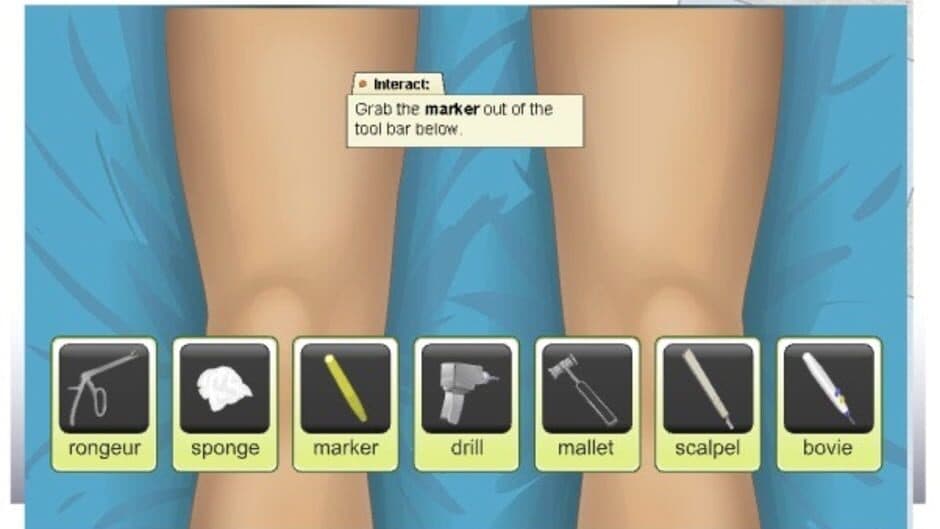 Virtual Knee Surgery screenshot