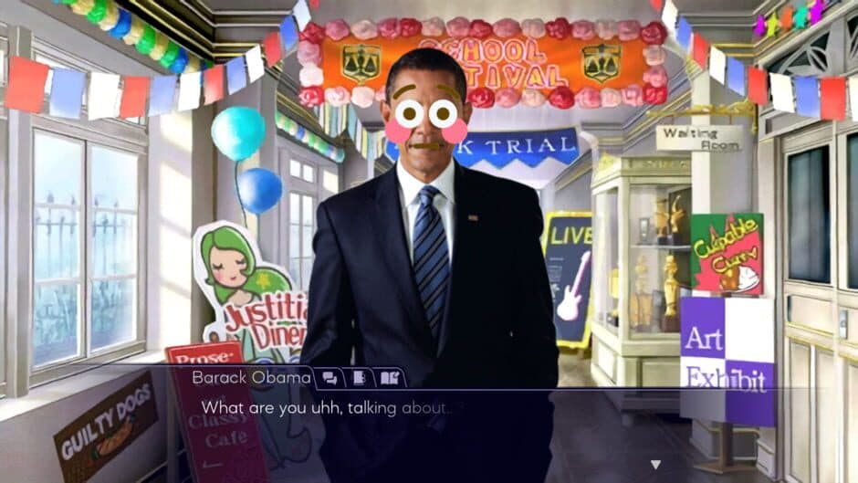 Ace Attorney Investigations 0: Quercus Alba Dating Simulator screenshot