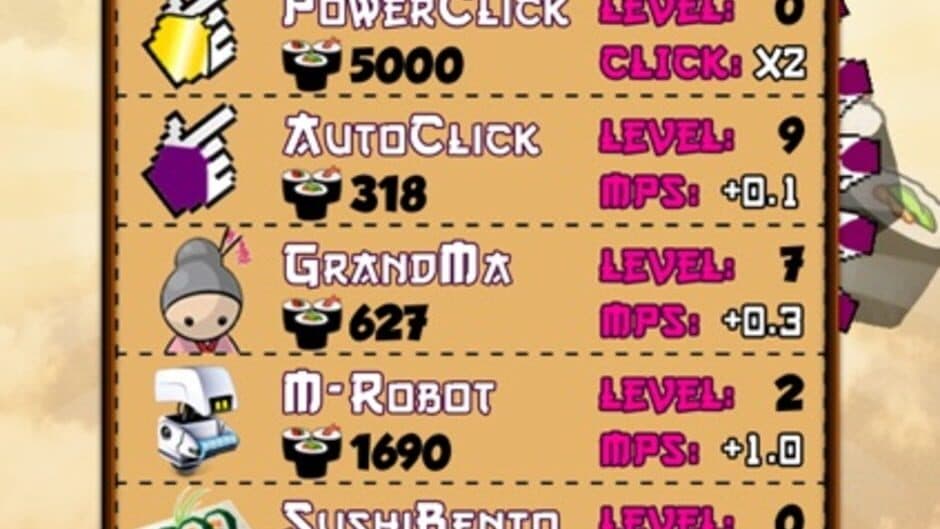 Sushi Clickers screenshot