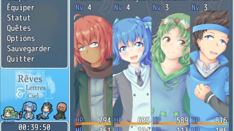 Rêves: Lettres et Ciel screenshot