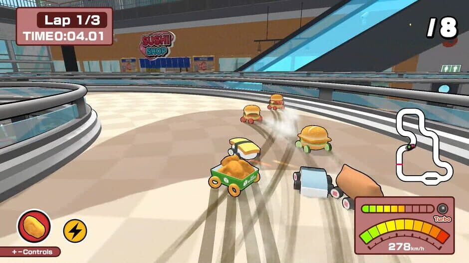 Sushi vs. Burger Race screenshot