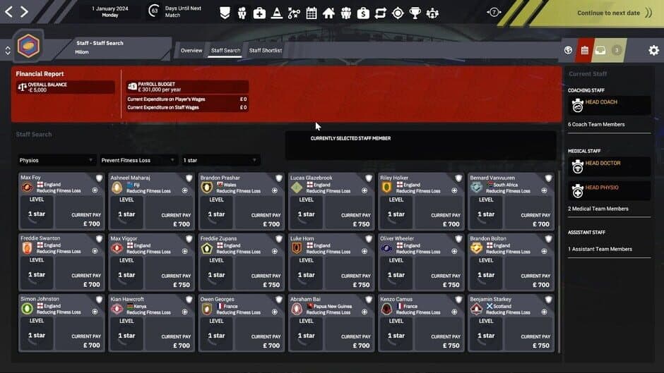 Rugby League Team Manager 4 screenshot