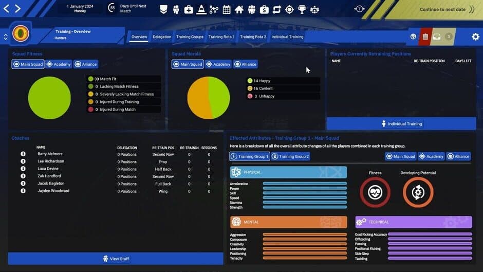 Rugby League Team Manager 4 screenshot