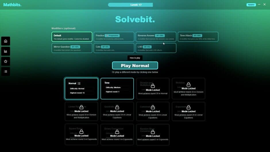 Mathbits screenshot