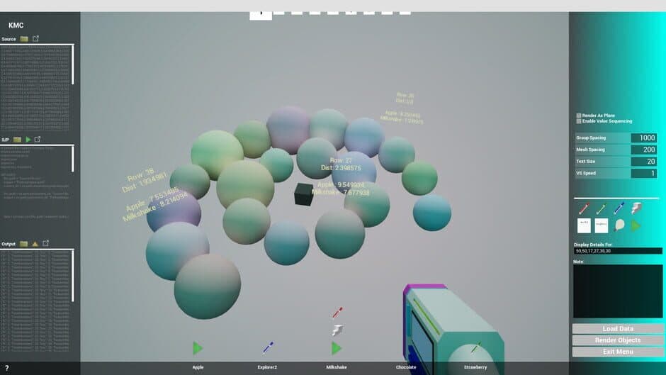 First-Person Data Explorer screenshot