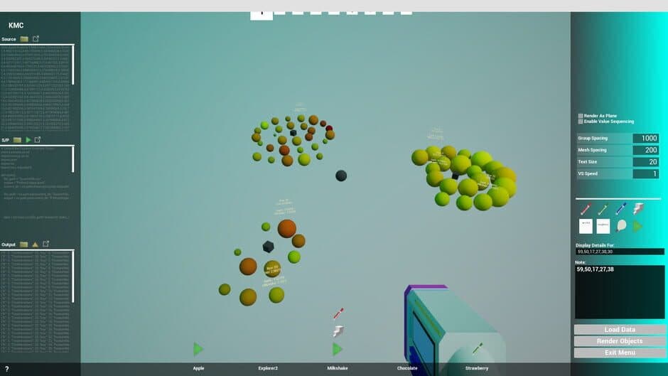 First-Person Data Explorer screenshot