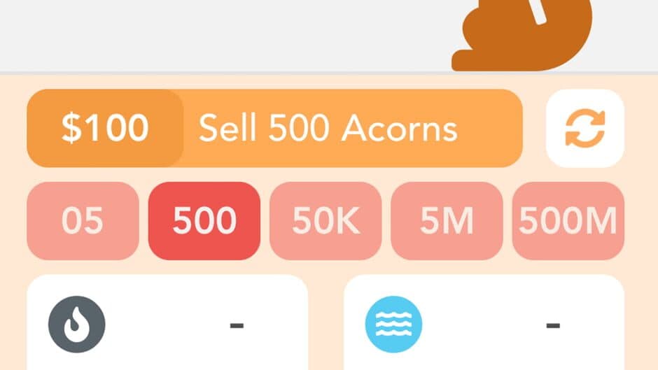 Idle Acorns screenshot