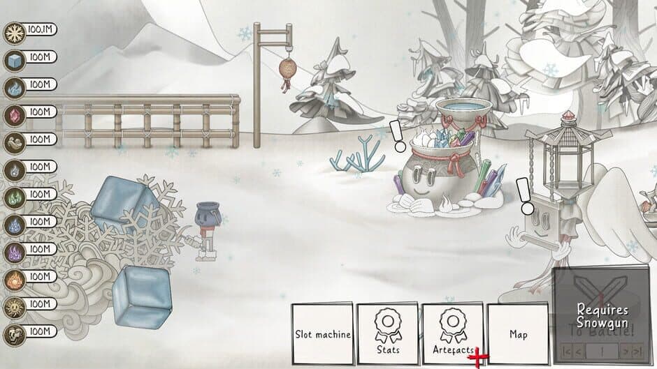 Paint the Snow: Idle screenshot