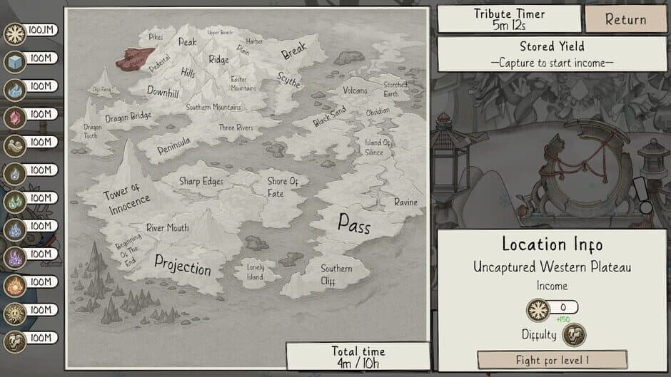 Paint the Snow: Idle screenshot