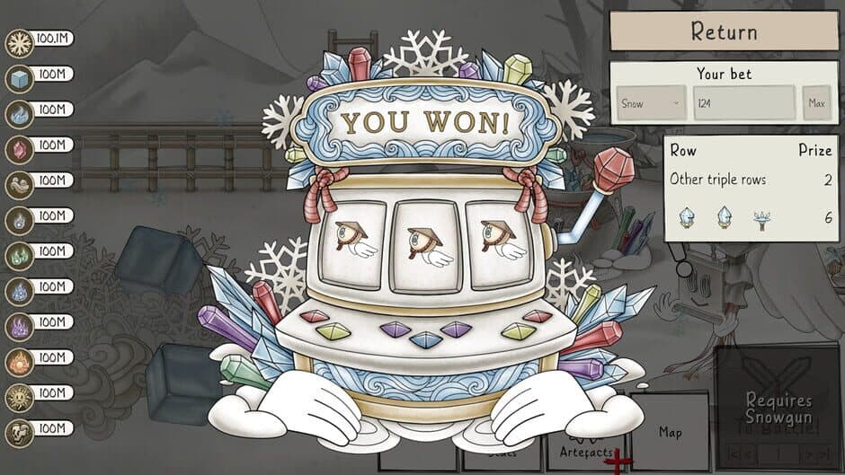 Paint the Snow: Idle screenshot