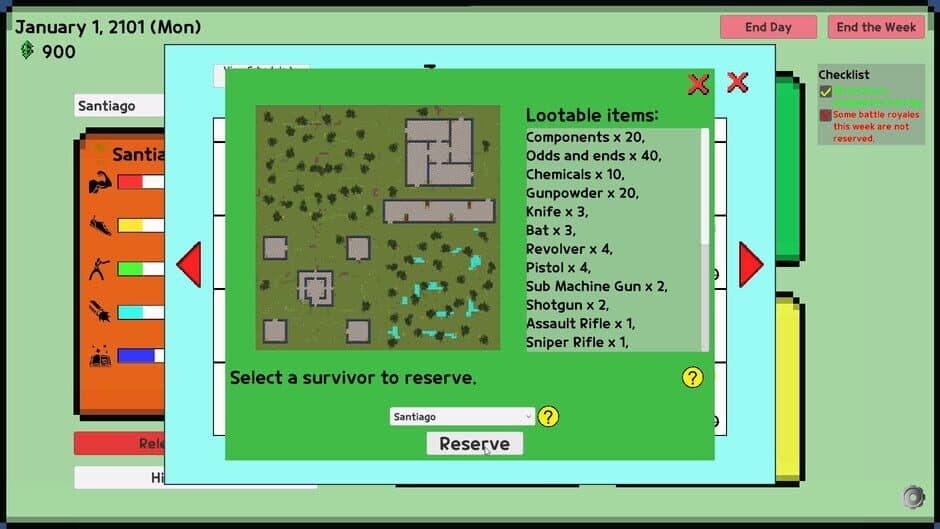 Battle Royale Manager screenshot