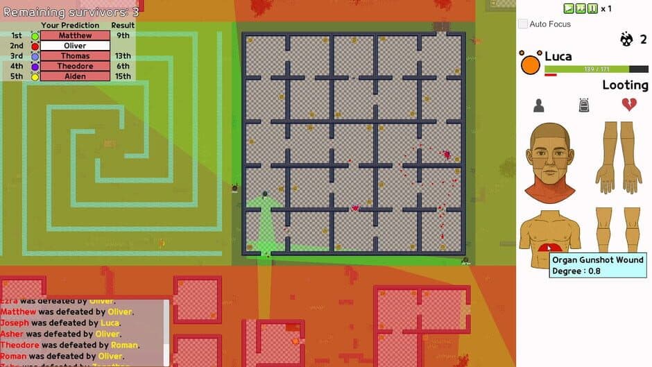 Battle Royale Manager screenshot